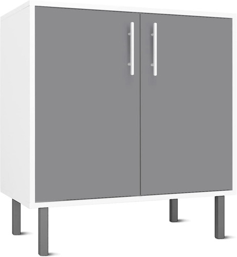 Gray engineered wood buffet - gray,